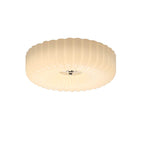 Cream Textured Glass LED Ceiling Light