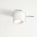 Adjustable LED Round Flush Mount Ceiling Light