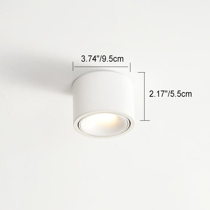 Adjustable LED Round Flush Mount Ceiling Light