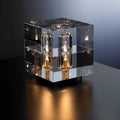 Contemporary Crystal Geometric 1-Light Table Lamp