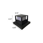 Premium Solar Square Pillar Head Light
