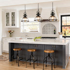 Retro Industrial Clear Glass Pendant Light Fixture
