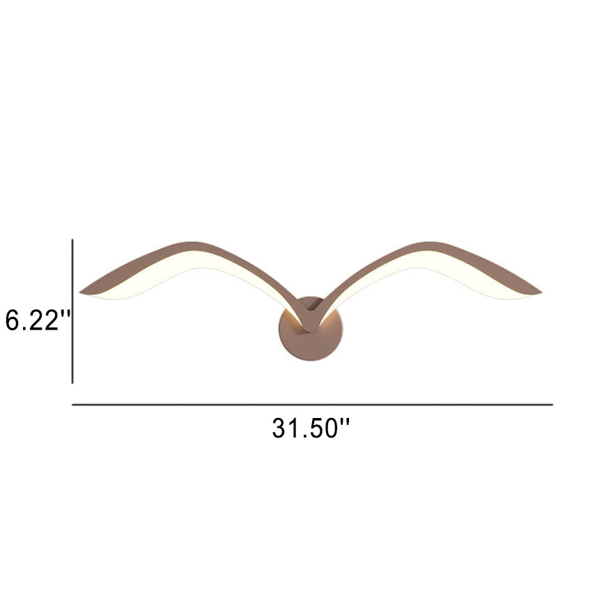 Minimalist Seagull Wall Sconce