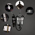 Premium European Retro Waterproof Glass and Aluminum
