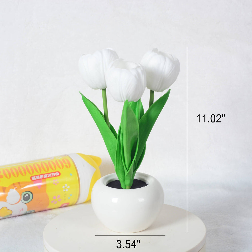 Premium LED Tulip Peony Night Light Table Lamp