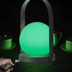Premium Opal LED RGB Mini Table Lamp with Remote Control