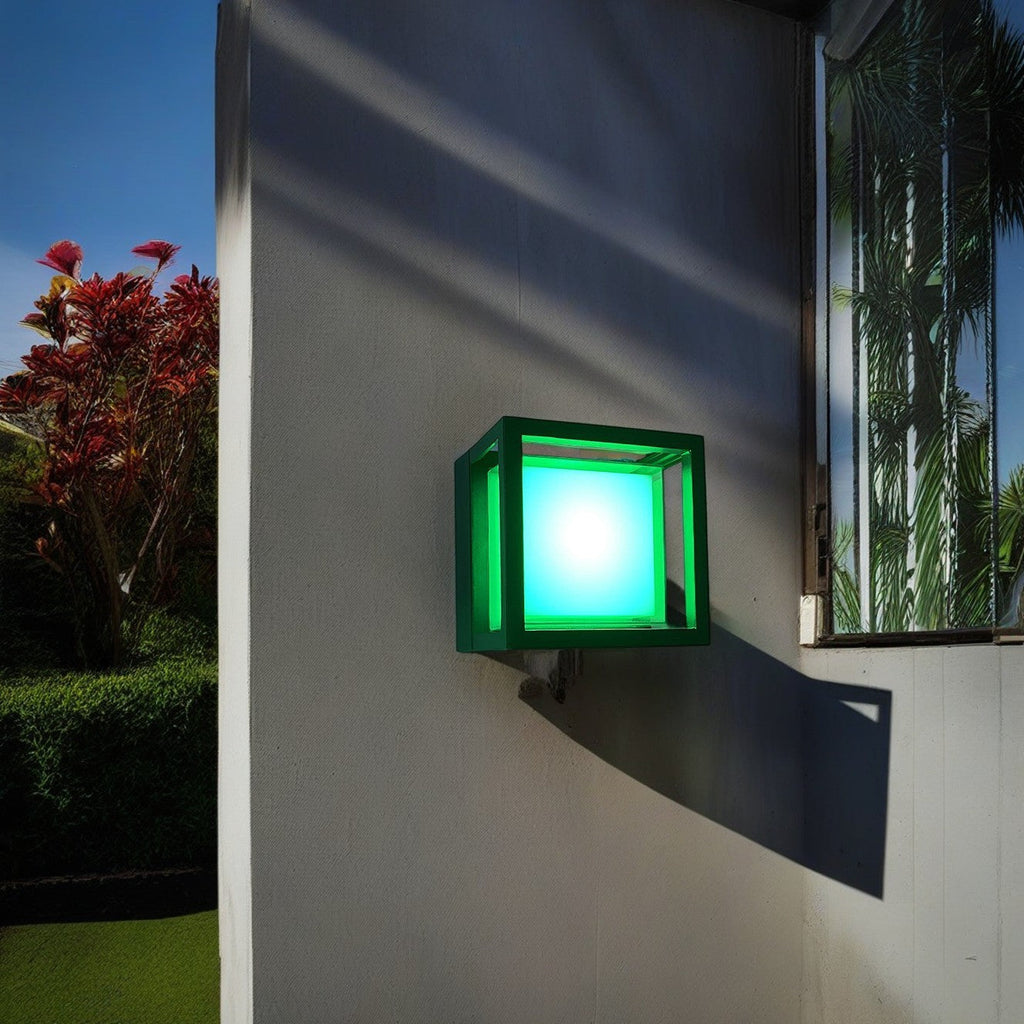 Premium Waterproof Square LED Outdoor Wall Sconce - Modern