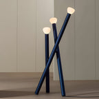 Modern Minimalist 3-Light Stick Floor Lamp