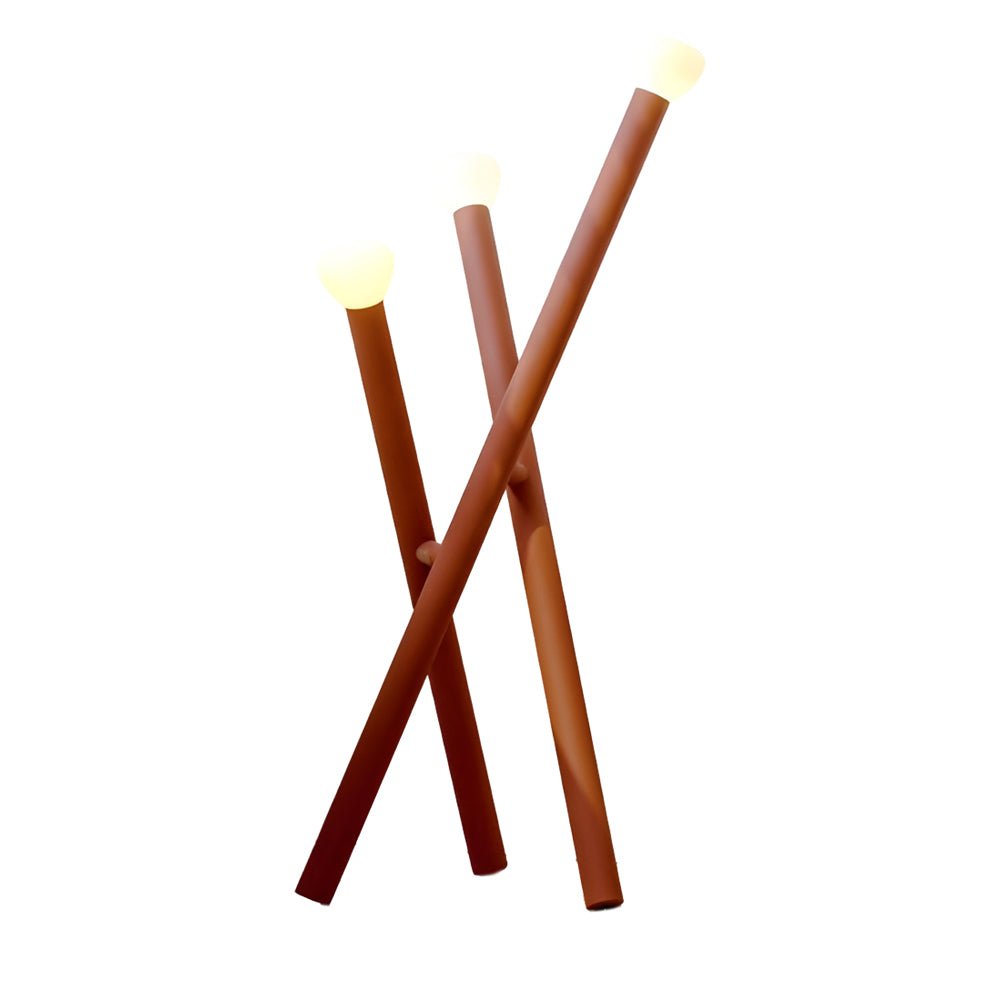 Modern Minimalist 3-Light Stick Floor Lamp