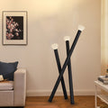 Modern Minimalist 3-Light Stick Floor Lamp