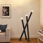 Modern Minimalist 3-Light Stick Floor Lamp