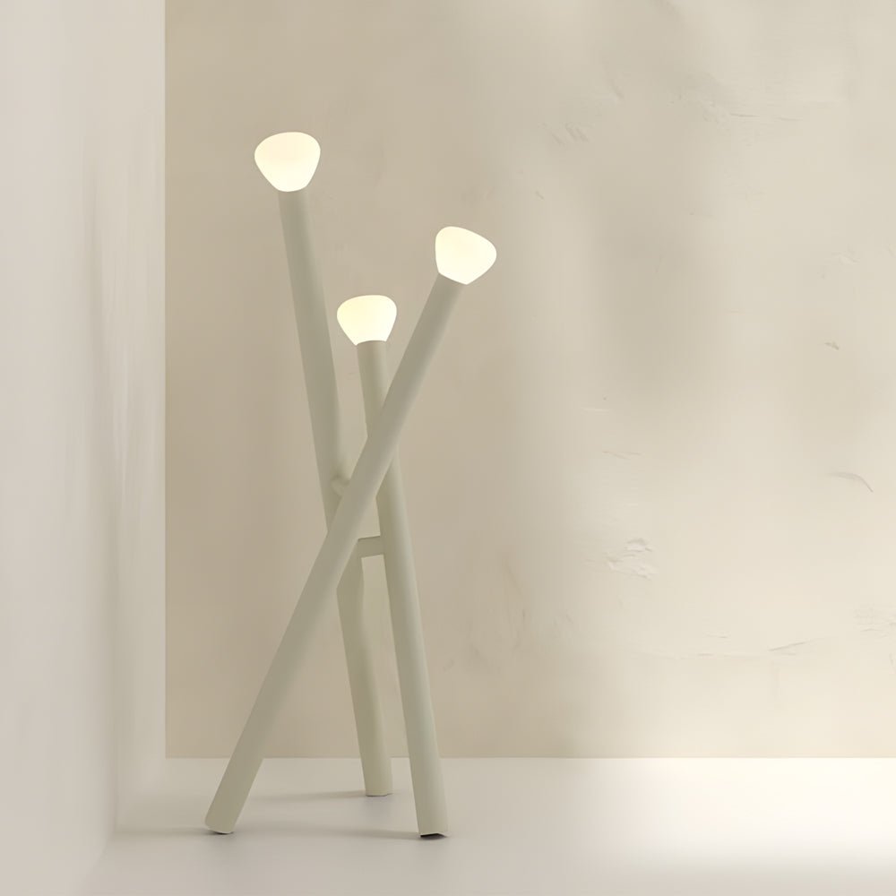 Modern Minimalist 3-Light Stick Floor Lamp