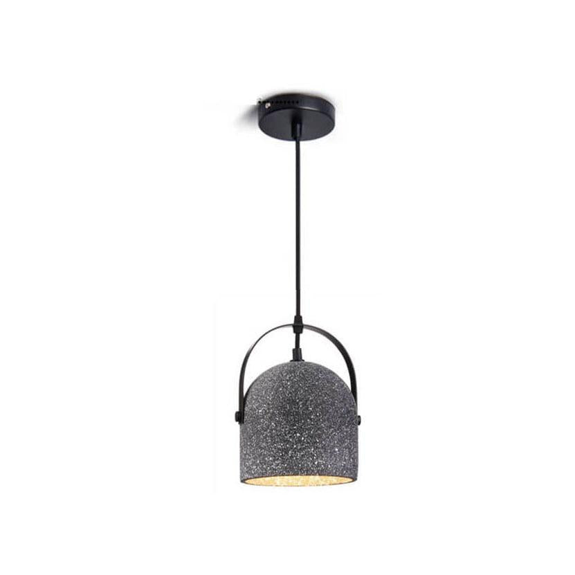 Nordic Cement Cylinder Pendant Light - 1-Light Design