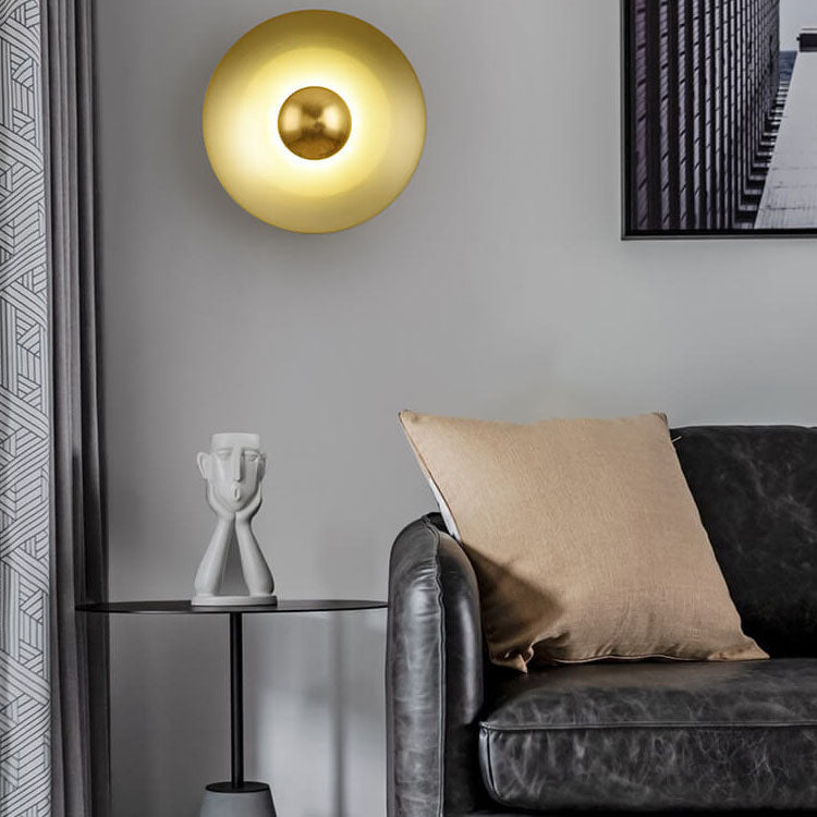 Nordic Multicolor Round LED Wall Sconce