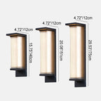 Premium Waterproof Rectangular LED Outdoor Wall Sconce