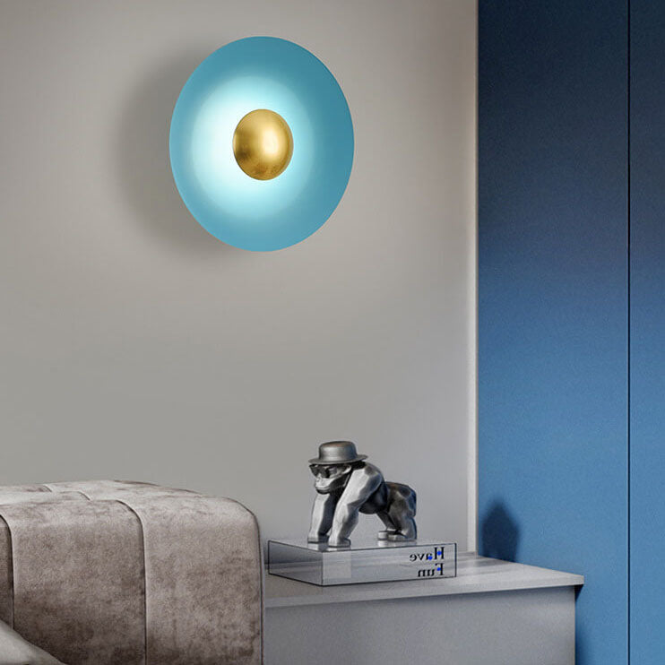 Nordic Multicolor Round LED Wall Sconce