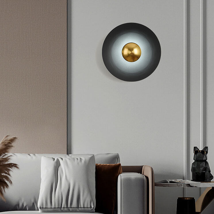 Nordic Multicolor Round LED Wall Sconce