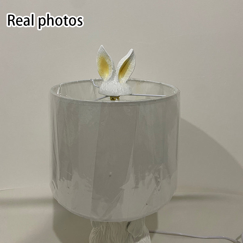 Contemporary Rabbit-Shaped 1-Light Table Lamp