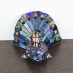Premium Tiffany Stained Glass Animal Table Lamp - 1-Light Decorative Accent