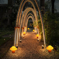Premium Art Deco Solar Mushroom LED Outdoor Garden Light