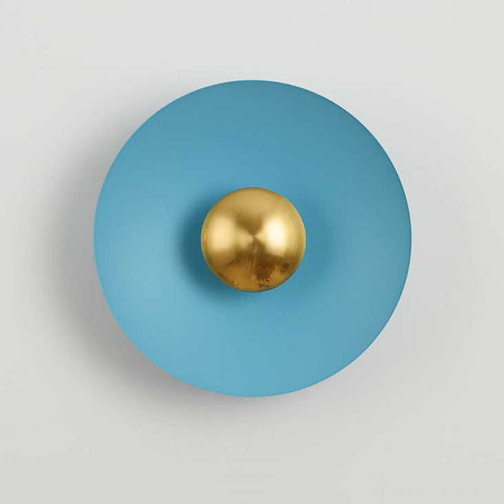 Nordic Multicolor Round LED Wall Sconce