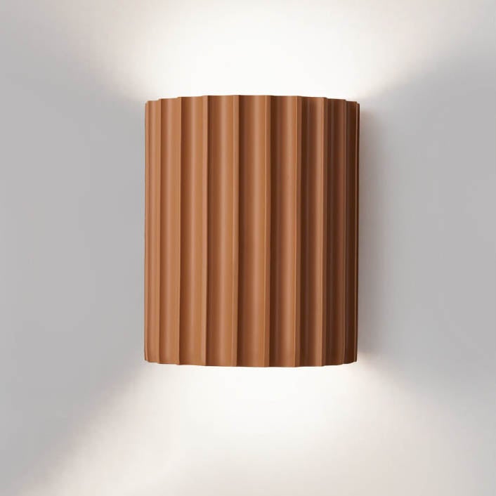 Striped Macaron Resin Wall Sconce