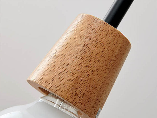 Nordic Rippled Glass Pendant Lamp