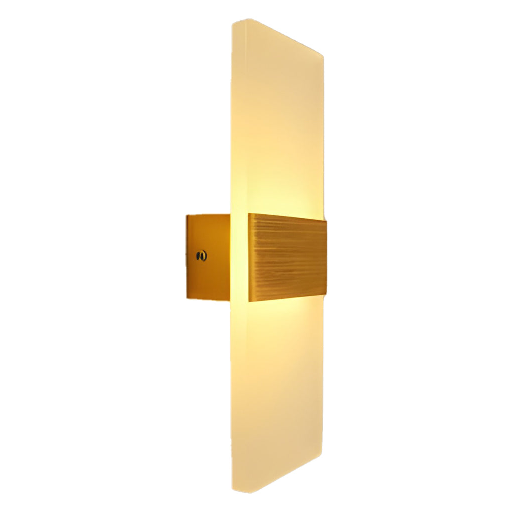 Modern Rectangular 6W LED Acrylic Wall Sconce