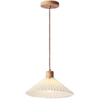Nordic Minimalist 1-Light Pleated Pendant Lamp