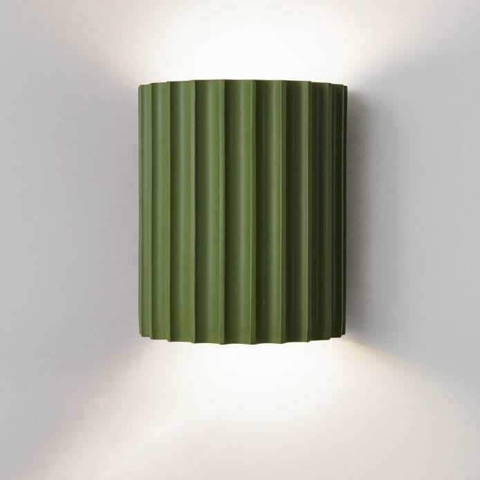 Striped Macaron Resin Wall Sconce