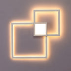 Modern Square LED Iron Wall Sconce Lamp