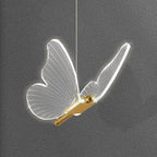 Elegant Acrylic Butterfly LED Pendant Light