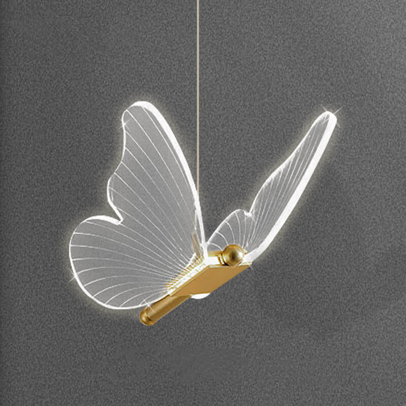 Elegant Acrylic Butterfly LED Pendant Light