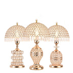 Elegant Crystal Dome Table Lamp - 1-Light Design