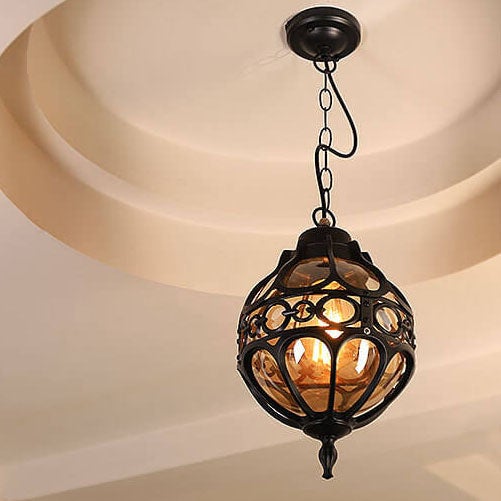 Industrial Globe Pendant Light