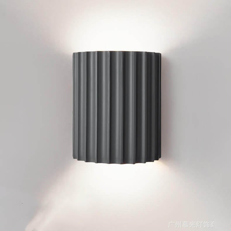 Striped Macaron Resin Wall Sconce