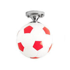 Premium Basketball & Soccer Semi-Flush Mount Ceiling Light