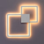 Modern Square LED Iron Wall Sconce Lamp