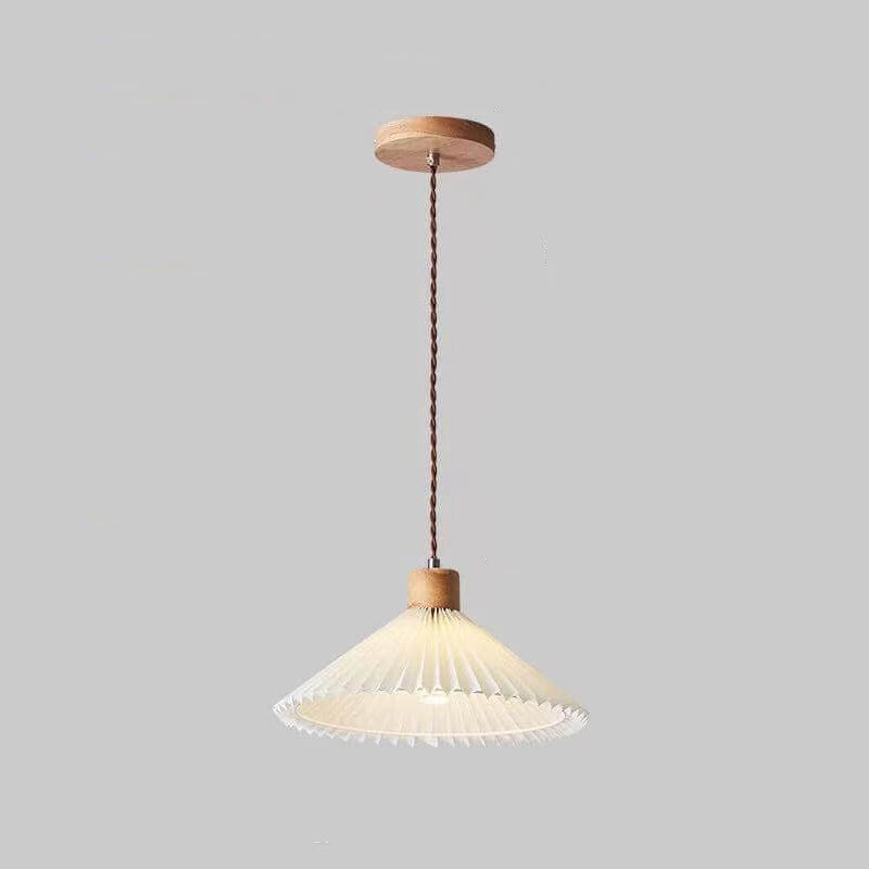 Nordic Minimalist 1-Light Pleated Pendant Lamp