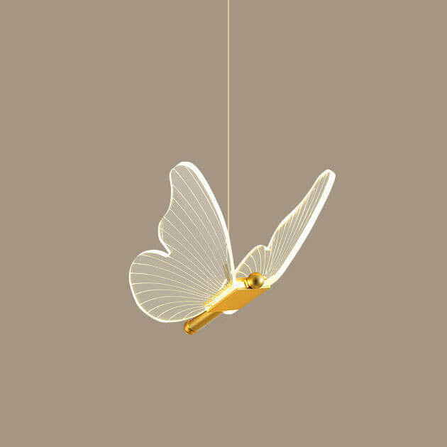 Elegant Acrylic Butterfly LED Pendant Light