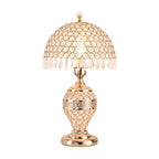 Elegant Crystal Dome Table Lamp - 1-Light Design