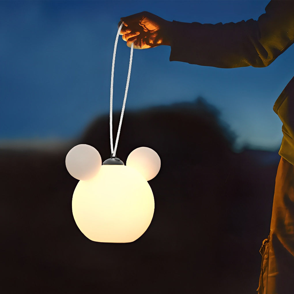 3D Cartoon Animal Waterproof USB Rechargeable Outdoor Hanging Lights