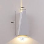 Contemporary Trapezoid LED 2-Light Sconce