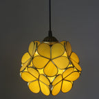 Premium Vintage Stained Glass Petal Pendant Light
