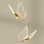 Elegant Acrylic Butterfly LED Pendant Light