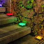 Premium Solar LED Waterproof Glass Garden Ground Light