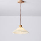 Nordic Minimalist 1-Light Pleated Pendant Lamp