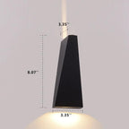 Contemporary Trapezoid LED 2-Light Sconce