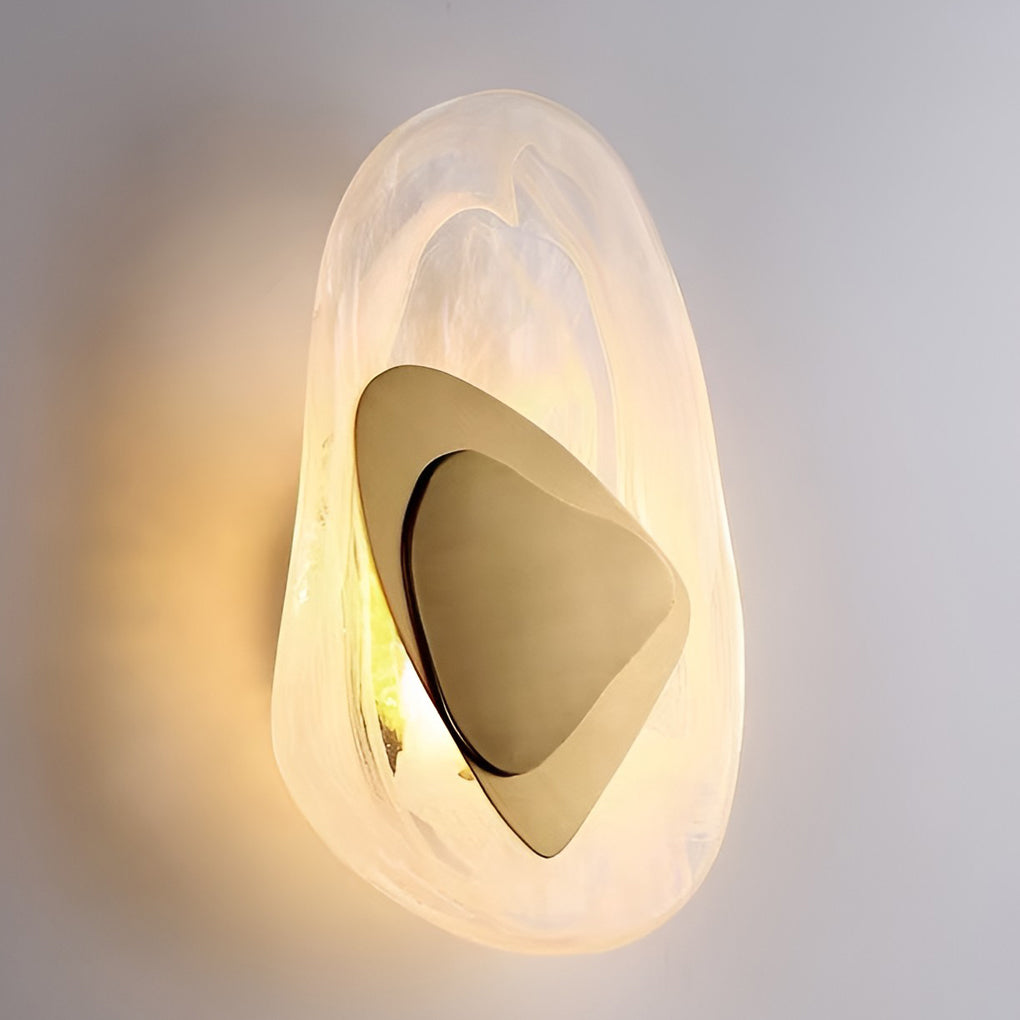Modern Three-Step Dimming LED Glass Wall Sconce