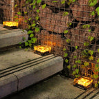 Premium Solar LED Waterproof Glass Garden Ground Light